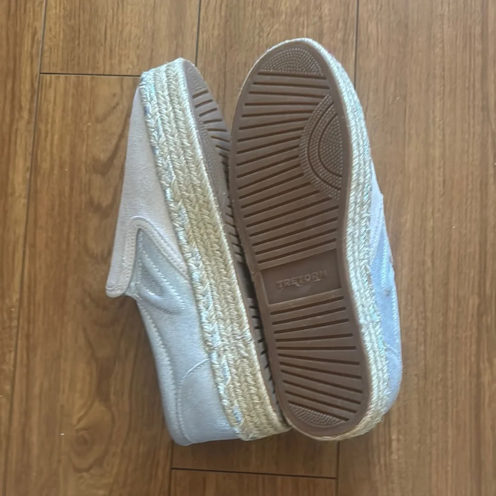 Women's White Slip-On Espadrilles - Picture 5 of 5